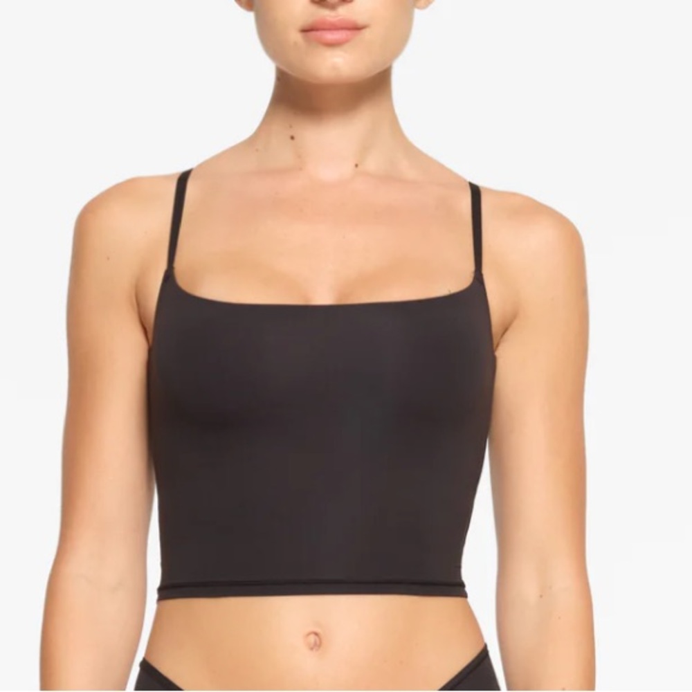 NWT- SKIMS- XL- Onyx- Fits Everybody Cropped Cami